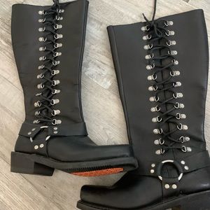 HARLEY DAVIDSON leather boots size 9